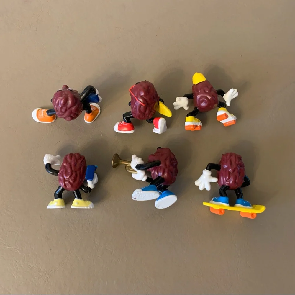Vtg 1988 California Raisins Complete Set Hardee's 2nd Issue